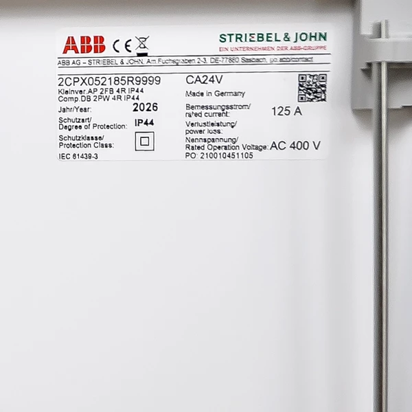 ABB ComfortLine Compact CA24V Щит навесной 96М IP44 c клеммами N