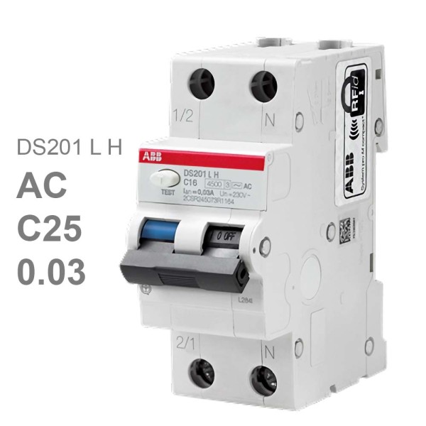 ABB DS201 L H C25 Диффавтомат AC30