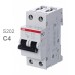 Автомат ABB S202 C4 4A (C) 6kA 2CDS252001R0044