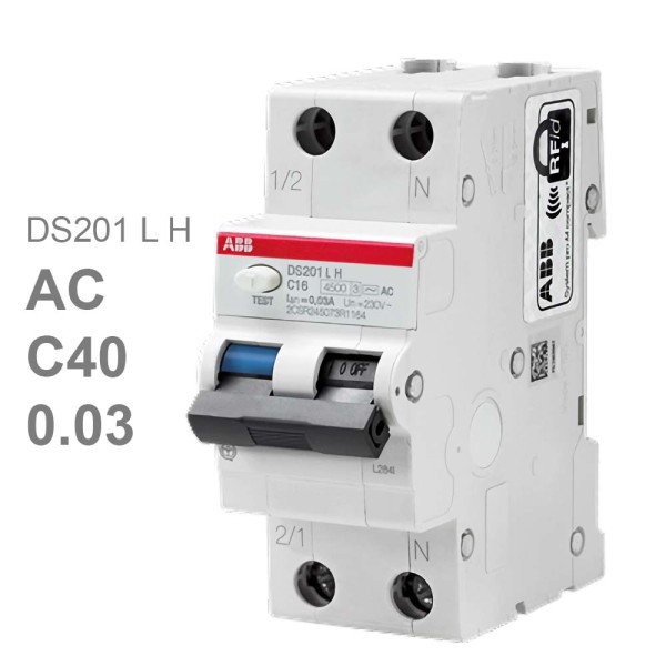 ABB DS201 L H C40 Диффавтомат AC30