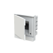 ABB Бокс в нишу Basic E ЩРв-П 6М белая непрозрачная дверь (c клемм)