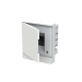 ABB Бокс в нишу Basic E ЩРв-П 4М белая непрозрачная дверь (c клемм)