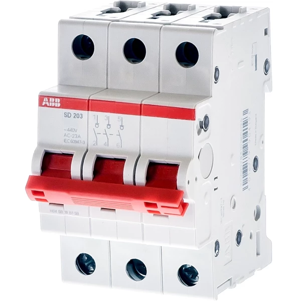 ABB Рубильник 3п E203r 100А рычаг кр