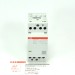 ABB Контактор ESB25-40N-06 модульный (25А АС-1, 4НО), катушка 230В AC/DC