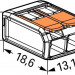 Клемма WAGO 221-412 0.2-4мм 32A