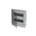 ABB Бокс в нишу Basic E ЩРв-П 24М серая прозрачная дверь (c клемм)