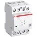 ABB контактор модульный EN40-40N-06 (40А АС-1, 4НО), катушка 230В AC/DC 3 модуля