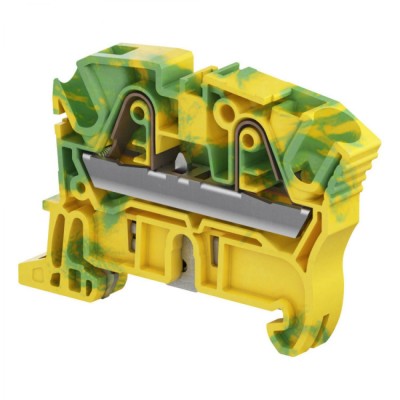 TE Connectivity Клемма втычная ZK6-PE - Земля - желто-зеленая - 6 мм, 2 зажима Entrelec АВВ