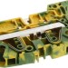 TE Connectivity Клемма втычная ZK6-PE - Земля - желто-зеленая - 6 мм, 2 зажима Entrelec АВВ