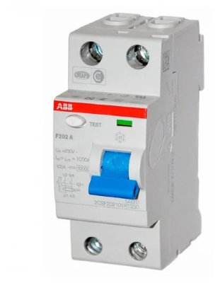 УЗО ABB F202 A-40/0.03 40А 30mA (А)