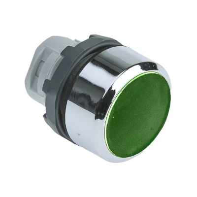 Кнопка ABB MP1-20G зеленая без подсветки без фиксации 1SFA611100R2002
