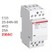 ABB Контактор ESB25-04N-06 модульный (25А АС-1, 4НЗ), катушка 230В AC/DC