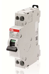 Дифавтомат ABB DSN201 C20 AC30 1P+N (C) 20A 30mA тип AC