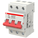 E203r 80А рубильник 3p рычаг красный ABB