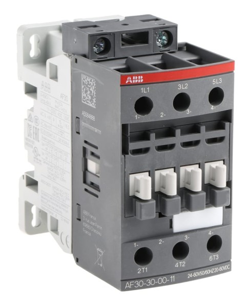 ABB AF30-30-00-11 Контактор 3-х полюсный с катушкой управления 24-60 B AC/20-60 B DC