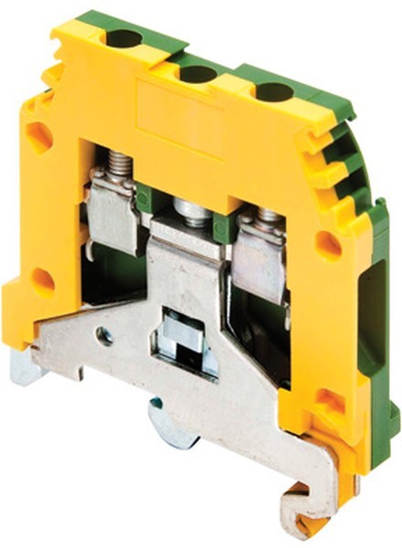 TE Connectivity Клеммник винтовой M 4-6.P "Земля"до 4 мм.кв.,электрич. соедин. с DIN-рейкой жёлтый-зелёный Entrelec АВВ  TE Connectivity Клеммник винтовой M 4-6.P "Земля"до 4 мм.кв.,электрич. соедин. с DIN-рейкой жёлтый-зелёный Entrelec АВВ