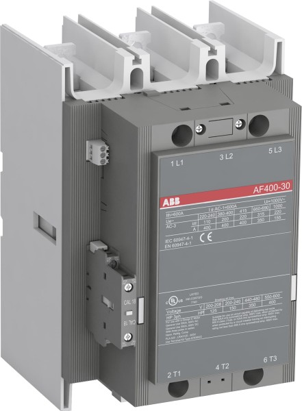 AF400-30-11 Контактор ABB 3-х полюсный 400A с катушкой управления 100-250B AC/DC