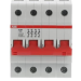 E204r 125А рубильник 4p рычаг красный ABB