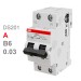 Дифавтомат ABB DS201 B6 A30 (2П B 6A 30mA тип A)