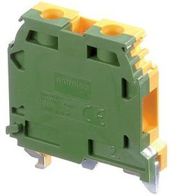 TE Connectivity Клеммник винтовой M10-10.P Земля 10мм.кв. жёлто-зелёный Entrelec АВВ