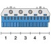 ZK144B Клеммник самозажимной ABB N14x4+4x25мм 1SPE007715F9705