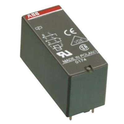 CR-P024DC2 Реле втычное 24B DC 2ПК (8А) ABB 