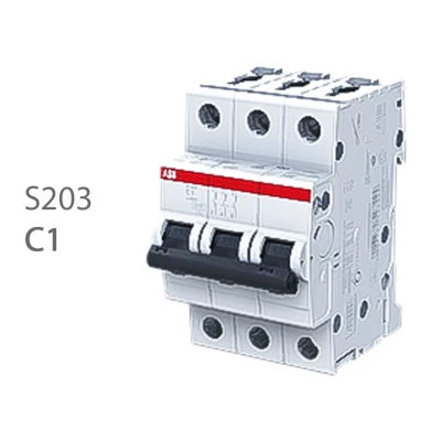 Автомат ABB S203 C1 1А (С) 6кА 2CDS253001R0014