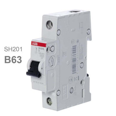 Автомат ABB SH201L B63 63A (B) 4.5kA