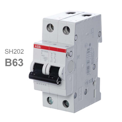 Автомат ABB SH202L B63 63А (B) 4.5kA