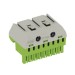 ZK82G Клеммник самозажимной ABB PE 8x4+2x25мм