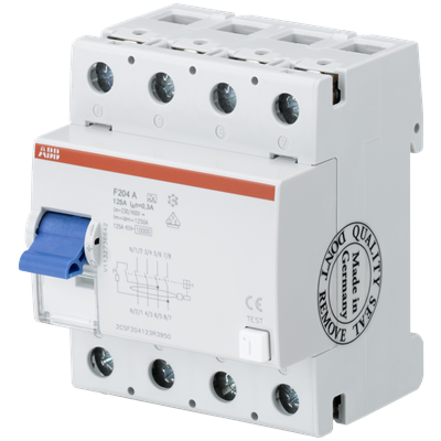 УЗО ABB F204 A-125/0,3-L 125A 300mA (A) 2CSF204123R3950