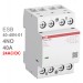 ABB Контактор ESB40-40N-01 модульный (40А АС-1, 4НО), катушка 24В AC/DC