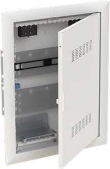 АВВ UK620MVB Шкаф встраив. мультимедиа (без розетки) с дверью с вентиляционными отверстиями в 2 ряда