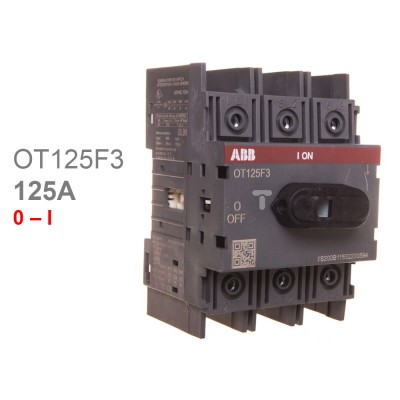 ABB Рубильник 3х-полюсный OT125F3 125А