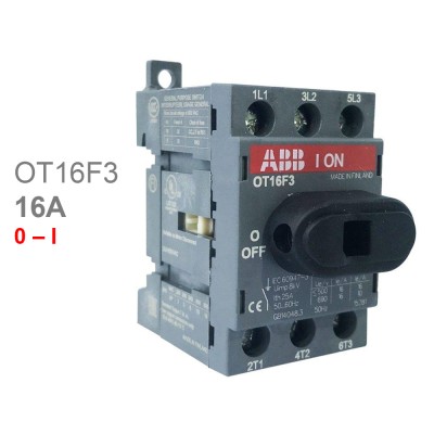 ABB Рубильник 3х-полюсный OT16F3 16А