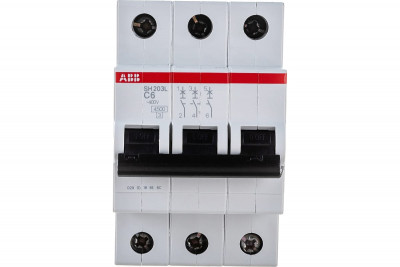 Автомат ABB SH203L C6 6A (C) 4.5kA