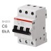 Автоматический выключатель ABB SH203 C6 6A (C) 6 kA 2CDS213001R0064