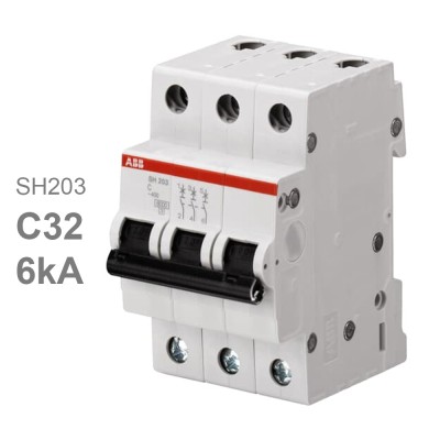 Автомат ABB SH203 C32 32A (C) 6 kA