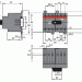 ABB Реверсивный рубильник OT40F3С 40А