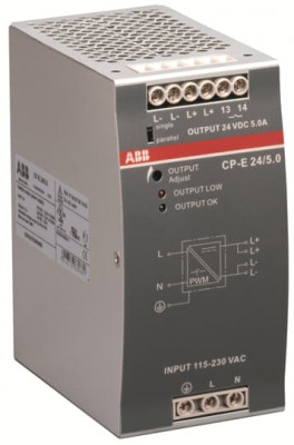 ABB CP-E 24/5.0 Блок питания  вход 90-132 186-264В AC 1SVR427034R0000