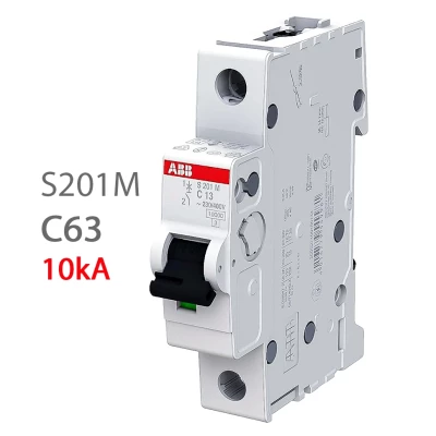 Автомат ABB S201M C63 63A (C) 10kA 2CDS271001R0634