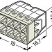 WAGO 2273-248 Клемма 8-х проводная 8х(0.5-2.5мм с пастой) 50шт. набор