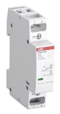 ABB модульный контактор с ручным управлением EN20-20 (20А AC1) катушка 24 AC