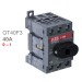 ABB Рубильник 3х-полюсный OT40F3 40А