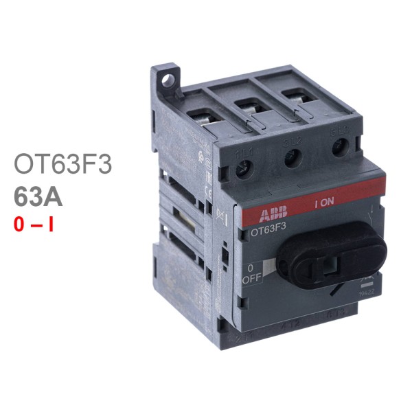 ABB Рубильник 3х-полюсный OT63F3 63А