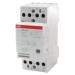 ABB модульный контактор с ручным управлением EN24-40 (24А AC1) катушка 24AC/DC
