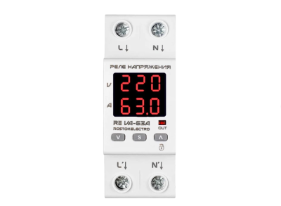 RE VA-63A Реле напряжения ROSTOKELECTRO 46-299