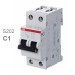 Автомат ABB S202 C1 1A (C) 6kA 2CDS252001R0014