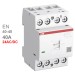 ABB модульный контактор с ручным управлением EN40-40 (40А AC1) катушка 24AC/DC