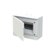 ABB Бокс настенный Basic E ЩРн-П 8М белая непрозрачная дверь (с клемм)